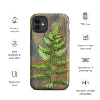 Rustic Fern Tough iPhone Case