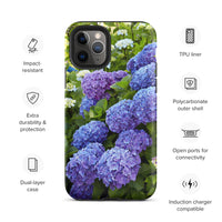 Blue Hydrangea Tough iPhone Case