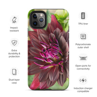 Black Dahlia Tough Case for iPhone®