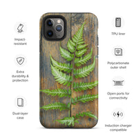 Rustic Fern Tough iPhone Case