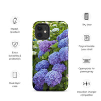 Blue Hydrangea Tough iPhone Case