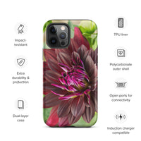 Black Dahlia Tough Case for iPhone®