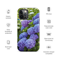 Blue Hydrangea Tough iPhone Case