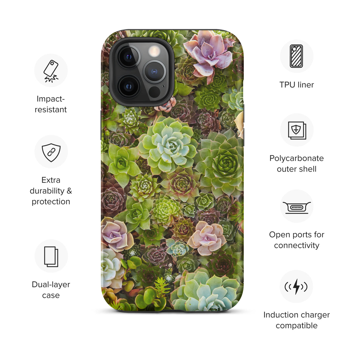 Succulents Tough iPhone Case