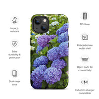 Blue Hydrangea Tough iPhone Case