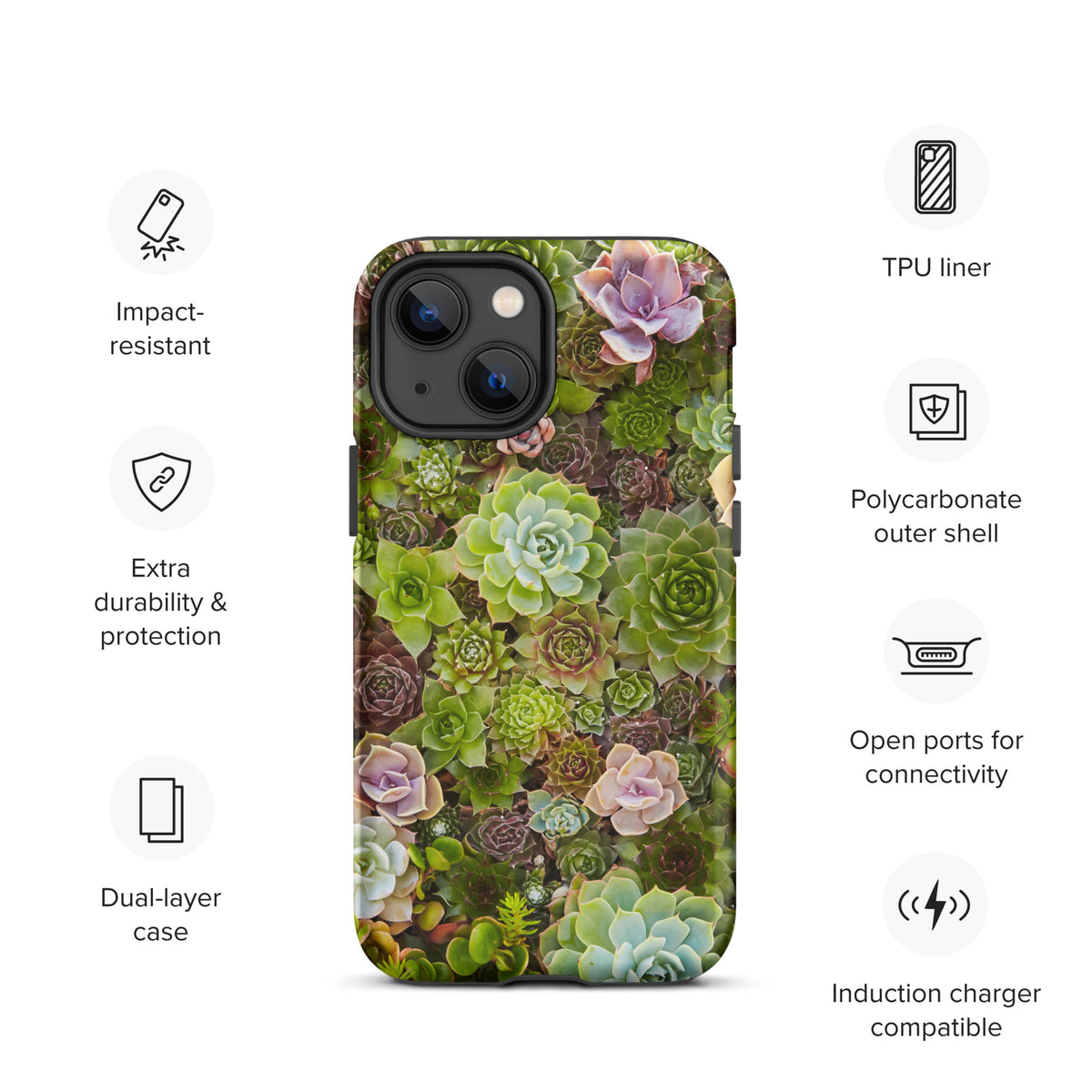 Succulents Tough iPhone Case