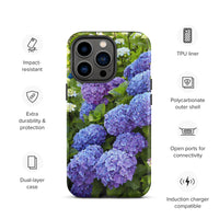 Blue Hydrangea Tough iPhone Case