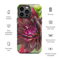 Black Dahlia Tough Case for iPhone®