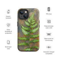 Rustic Fern Tough iPhone Case