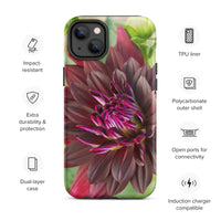 Black Dahlia Tough Case for iPhone®