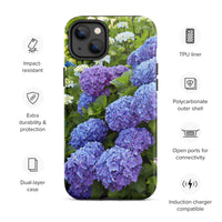 Blue Hydrangea Tough iPhone Case