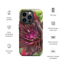 Black Dahlia Tough Case for iPhone®