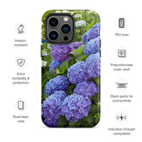 Blue Hydrangea Tough iPhone Case