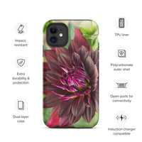 Black Dahlia Tough Case for iPhone®