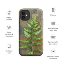 Rustic Fern Tough iPhone Case