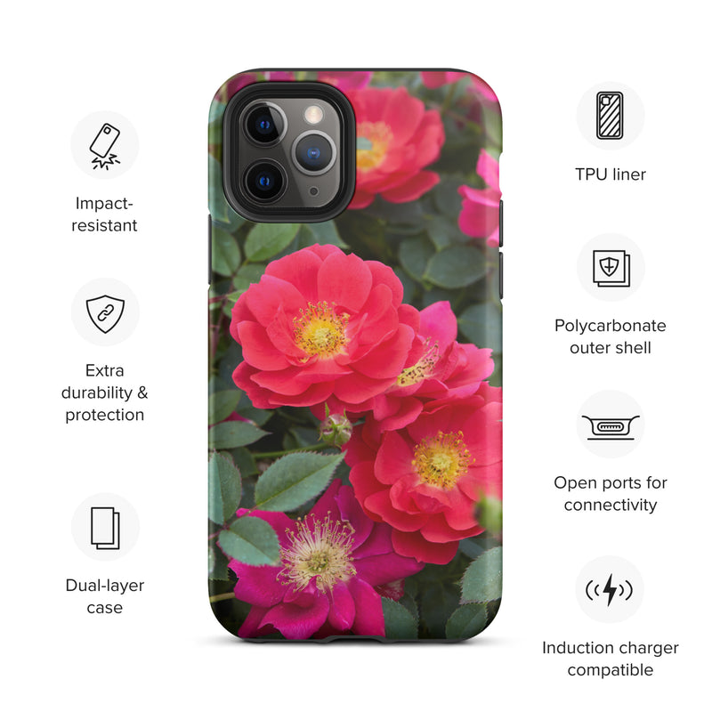 Colorful Roses Tough iPhone Case