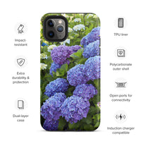 Blue Hydrangea Tough iPhone Case