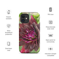 Black Dahlia Tough Case for iPhone®