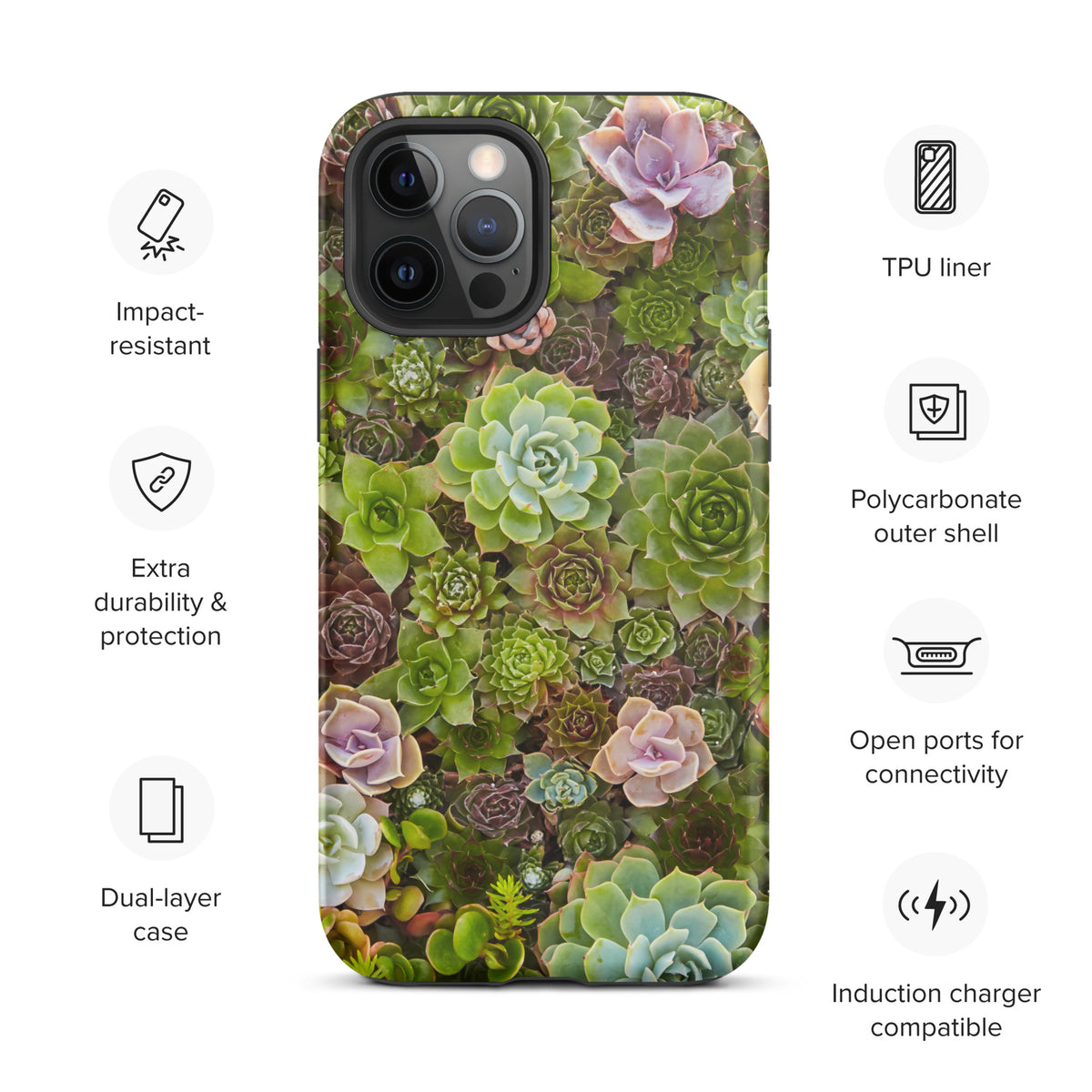 Succulents Tough iPhone Case