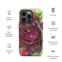 Black Dahlia Tough Case for iPhone®