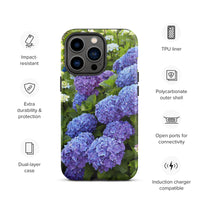 Blue Hydrangea Tough iPhone Case