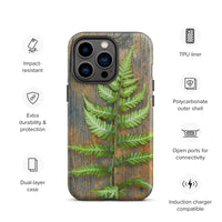 Rustic Fern Tough iPhone Case