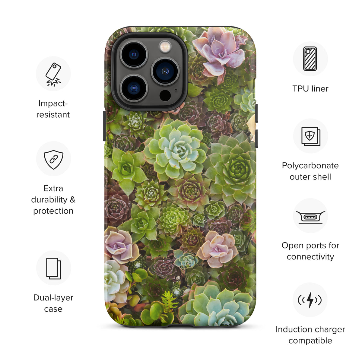 Succulents Tough iPhone Case