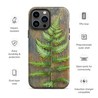 Rustic Fern Tough iPhone Case