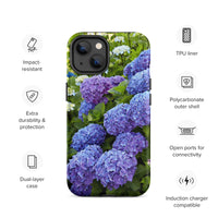 Blue Hydrangea Tough iPhone Case