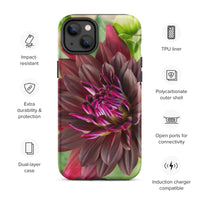 Black Dahlia Tough Case for iPhone®