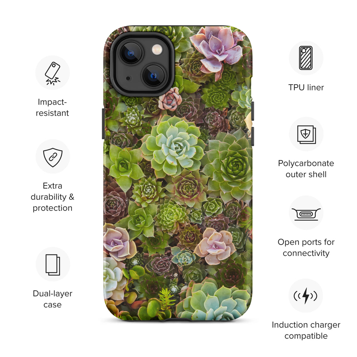 Succulents Tough iPhone Case