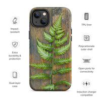 Rustic Fern Tough iPhone Case