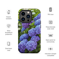 Blue Hydrangea Tough iPhone Case