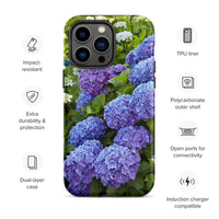 Blue Hydrangea Tough iPhone Case