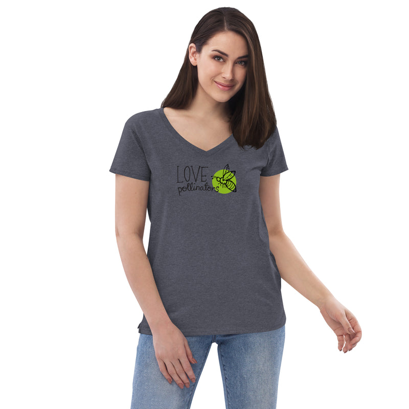 Love Pollinators Women’s V-Neck Tee