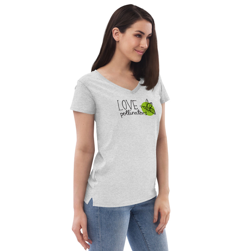 Love Pollinators Women’s V-Neck Tee
